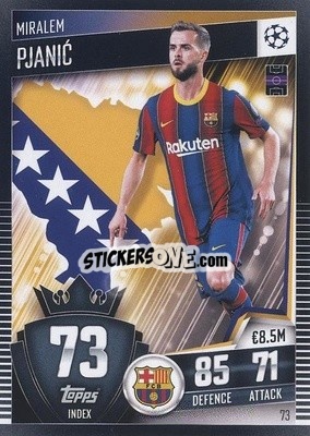 Cromo Miralem Pjanic - Match Attax 101. Season 2020-2021
 - Topps