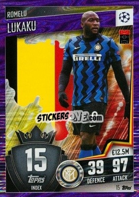 Cromo Romelu Lukaku - Match Attax 101. Season 2020-2021
 - Topps