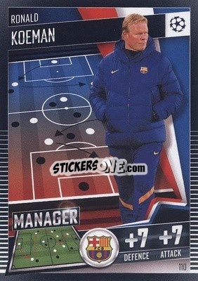 Cromo Ronald Koeman - Match Attax 101. Season 2020-2021
 - Topps