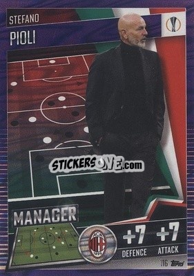 Sticker Stefano Pioli - Match Attax 101. Season 2020-2021
 - Topps