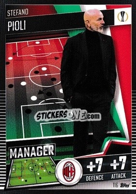 Cromo Stefano Pioli - Match Attax 101. Season 2020-2021
 - Topps