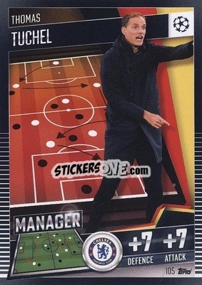 Figurina Thomas Tuchel - Match Attax 101. Season 2020-2021
 - Topps