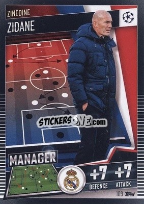 Sticker Zinedine Zidane