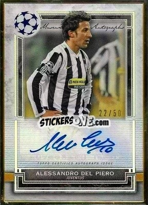 Sticker Alessandro Del Piero - UEFA Champions League Museum Collection 2020-2021
 n. FA-ADP - Topps