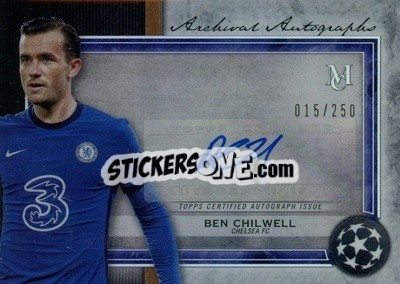 Sticker Ben Chilwell - UEFA Champions League Museum Collection 2020-2021
 n. AA-BC - Topps