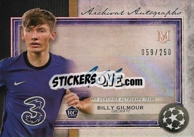 Sticker Billy Gilmour - UEFA Champions League Museum Collection 2020-2021
 - Topps