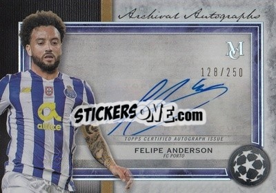 Sticker Felipe Anderson - UEFA Champions League Museum Collection 2020-2021
 n. AA-FA - Topps