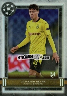 Sticker Giovanni Reyna - UEFA Champions League Museum Collection 2020-2021
 n. 42 - Topps