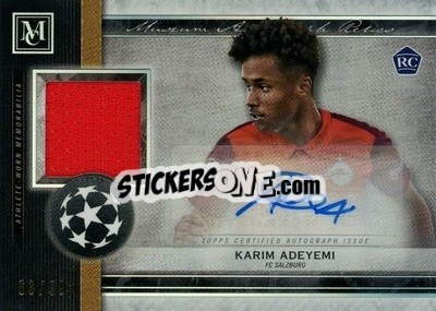 Sticker Karim Adeyemi - UEFA Champions League Museum Collection 2020-2021
 n. MAR-KA - Topps