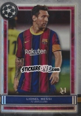 Sticker Lionel Messi - UEFA Champions League Museum Collection 2020-2021
 n. 50 - Topps