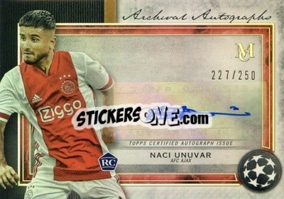 Sticker Naci Unuvar - UEFA Champions League Museum Collection 2020-2021
 n. AA-NU - Topps