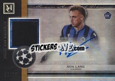 Cromo Noa Lang - UEFA Champions League Museum Collection 2020-2021
 - Topps