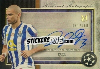 Sticker Pepe - UEFA Champions League Museum Collection 2020-2021
 n. AA-PE - Topps