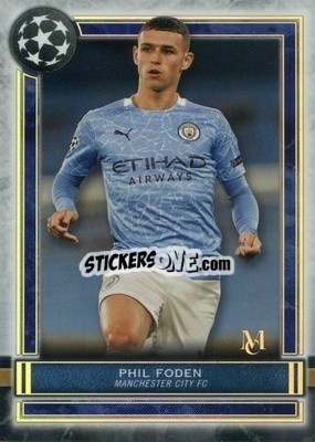 Sticker Phil Foden - UEFA Champions League Museum Collection 2020-2021
 n. 6 - Topps