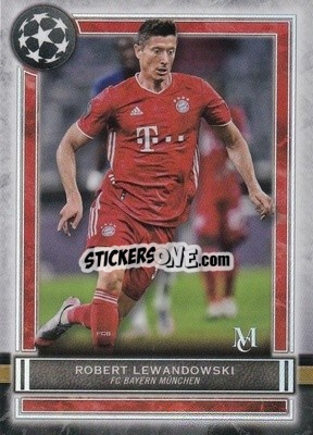 Sticker Robert Lewandowski - UEFA Champions League Museum Collection 2020-2021
 n. 25 - Topps
