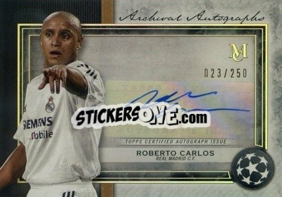 Sticker Roberto Carlos - UEFA Champions League Museum Collection 2020-2021
 - Topps