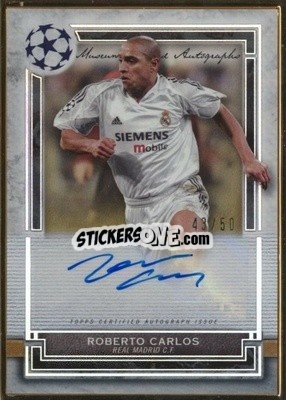 Sticker Roberto Carlos - UEFA Champions League Museum Collection 2020-2021
 n. LL-RC - Topps