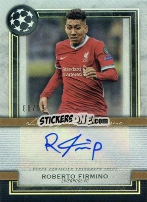 Sticker Roberto Firmino - UEFA Champions League Museum Collection 2020-2021
 n. LL-RF - Topps