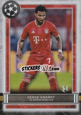 Sticker Serge Gnabry - UEFA Champions League Museum Collection 2020-2021
 n. 74 - Topps