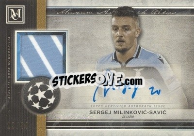 Sticker Sergej Milinkovic-Savic - UEFA Champions League Museum Collection 2020-2021
 n. MAR-SMS - Topps