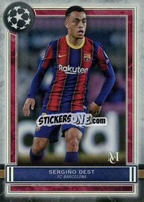 Sticker Sergino Dest - UEFA Champions League Museum Collection 2020-2021
 n. 48 - Topps