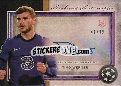 Sticker Timo Werner - UEFA Champions League Museum Collection 2020-2021
 n. AA-TW - Topps