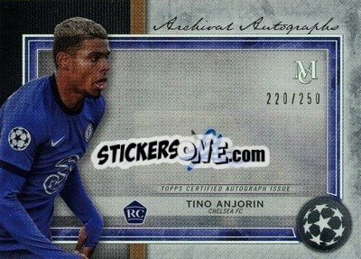 Sticker Tino Anjorin - UEFA Champions League Museum Collection 2020-2021
 n. AA-TA - Topps
