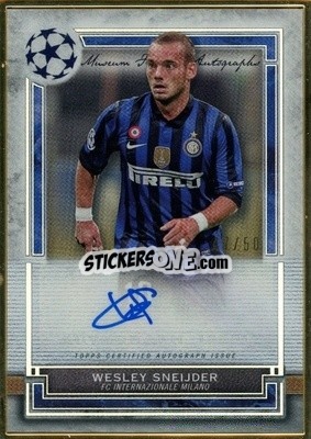Sticker Wesley Sneijder - UEFA Champions League Museum Collection 2020-2021
 - Topps