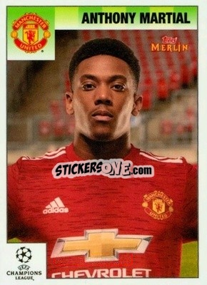 Sticker Anthony Martial - Heritage 95 UEFA Champions League 2020-2021
 n. 39 - Topps Merlin
