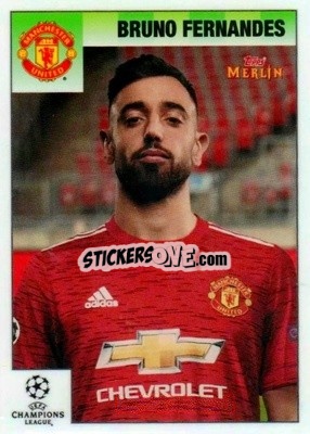 Sticker Bruno Fernandes - Heritage 95 UEFA Champions League 2020-2021
 n. 37 - Topps Merlin