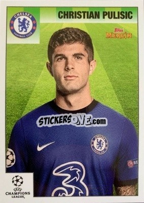 Sticker Christian Pulišić - Heritage 95 UEFA Champions League 2020-2021
 n. 44 - Topps Merlin