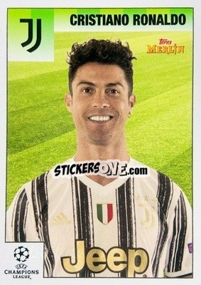 Sticker Cristiano Ronaldo - Heritage 95 UEFA Champions League 2020-2021
 n. 49 - Topps Merlin