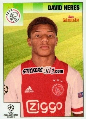 Sticker David Neres - Heritage 95 UEFA Champions League 2020-2021
 n. 65 - Topps Merlin