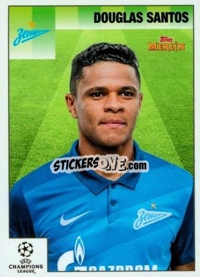 Sticker Douglas Santos - Heritage 95 UEFA Champions League 2020-2021
 n. 81 - Topps Merlin