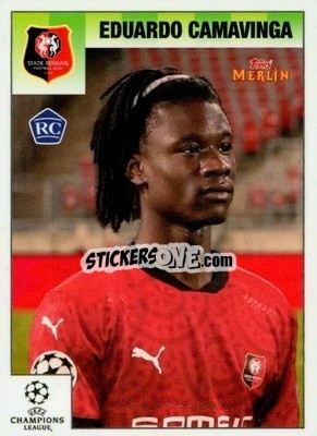 Sticker Eduardo Camavinga - Heritage 95 UEFA Champions League 2020-2021
 - Topps Merlin