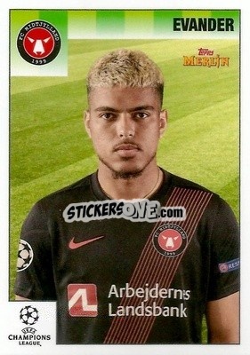 Sticker Evander - Heritage 95 UEFA Champions League 2020-2021
 n. 103 - Topps Merlin