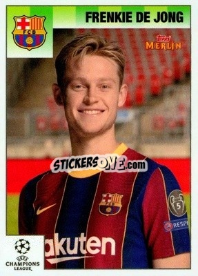 Cromo Frenkie de Jong - Heritage 95 UEFA Champions League 2020-2021
 - Topps Merlin