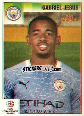 Sticker Gabriel Jesus - Heritage 95 UEFA Champions League 2020-2021
 n. 136 - Topps Merlin