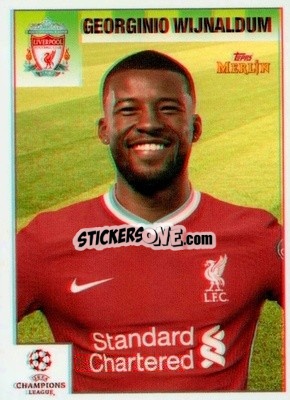 Sticker Georginio Wijnaldum - Heritage 95 UEFA Champions League 2020-2021
 n. 135 - Topps Merlin