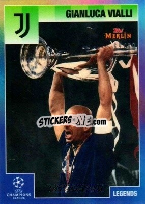 Sticker Gianluca Vialli - Heritage 95 UEFA Champions League 2020-2021
 - Topps Merlin