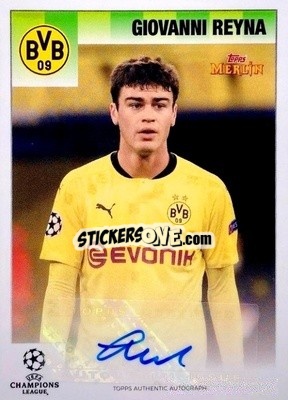 Sticker Giovanni Reyna - Heritage 95 UEFA Champions League 2020-2021
 n. OCA-GR - Topps Merlin