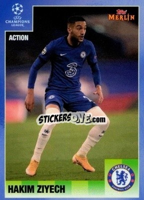 Sticker Hakim Ziyech - Heritage 95 UEFA Champions League 2020-2021
 - Topps Merlin