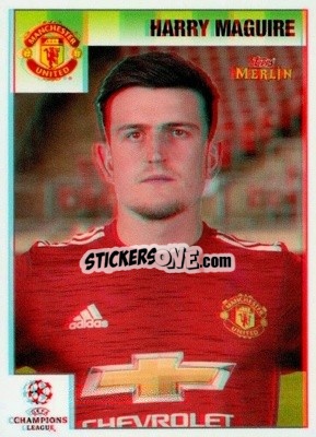 Sticker Harry Maguire - Heritage 95 UEFA Champions League 2020-2021
 n. 137 - Topps Merlin