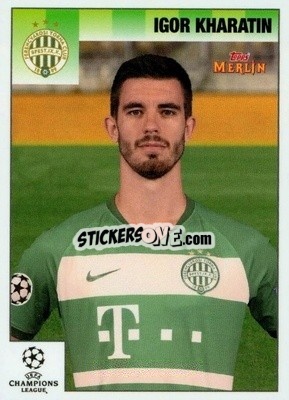 Sticker Igor Kharatin - Heritage 95 UEFA Champions League 2020-2021
 n. 93 - Topps Merlin