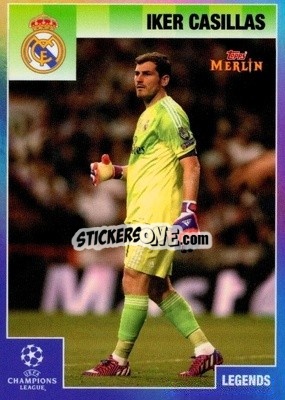 Sticker Iker Casillas - Heritage 95 UEFA Champions League 2020-2021
 - Topps Merlin