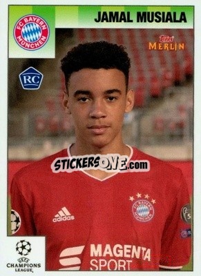 Sticker Jamal Musiala - Heritage 95 UEFA Champions League 2020-2021
 n. 18 - Topps Merlin