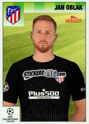 Sticker Jan Oblak - Heritage 95 UEFA Champions League 2020-2021
 n. 11 - Topps Merlin