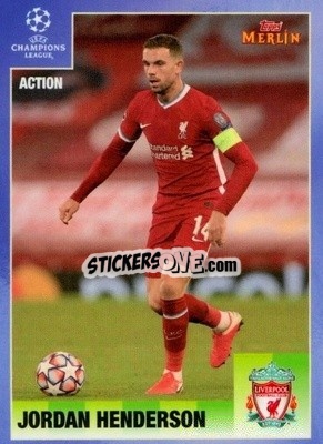 Sticker Jordan Henderson - Heritage 95 UEFA Champions League 2020-2021
 n. 115 - Topps Merlin