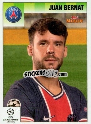 Sticker Juan Bernat - Heritage 95 UEFA Champions League 2020-2021
 n. 51 - Topps Merlin