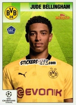 Sticker Jude Bellingham - Heritage 95 UEFA Champions League 2020-2021
 n. 22 - Topps Merlin